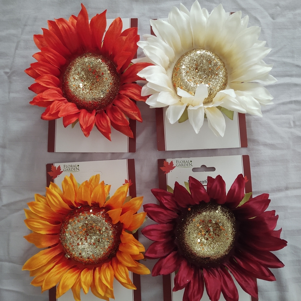 Clip on fall floral